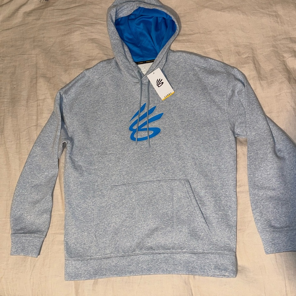 New with Tags Men’s Under Armour Curry Brand hooded sweatshirt Hoodie large L